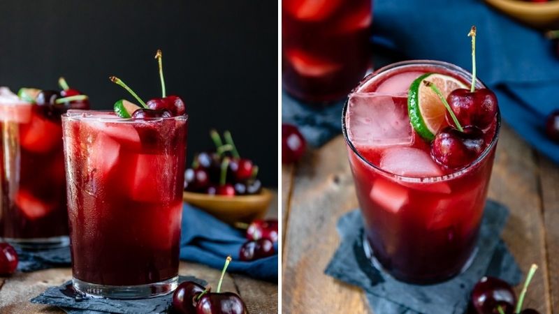 Cách làm cocktail cherry đơn giản