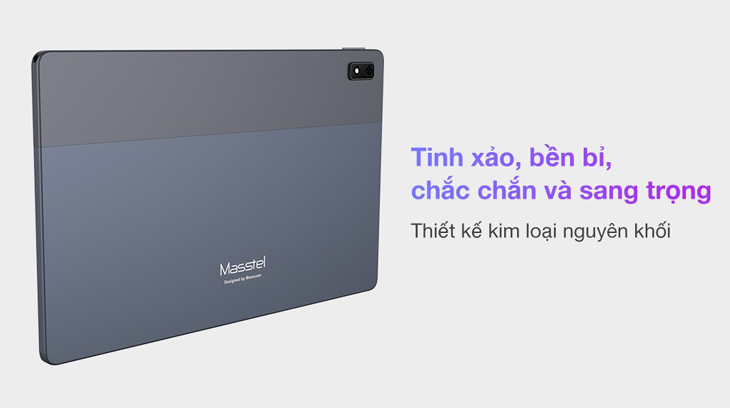 Thiết kế kim loại nguyên khối tinh xảo, bền bỉ, chắc chắn của thiết bị