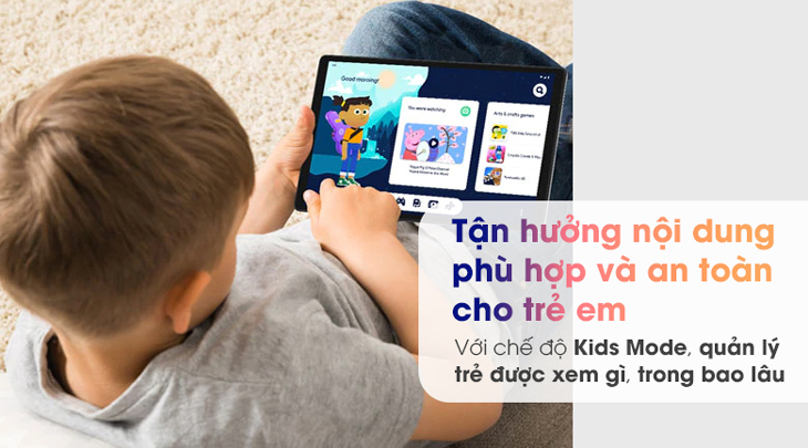 Với chế độ Kids Mode, phụ huynh có thể theo dõi trẻ xem gì, trong bao lâu