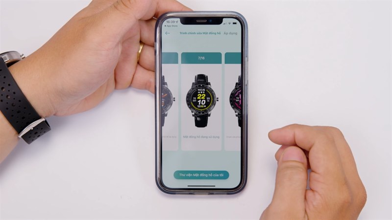 Chỉnh sửa mặt đồng hồ thông qua ASUS HealthConnect Chỉnh sửa mặt đồng hồ thông qua ASUS HealthConnect