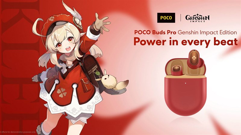 Tai nghe Poco Buds Pro Genshin Impact Edition