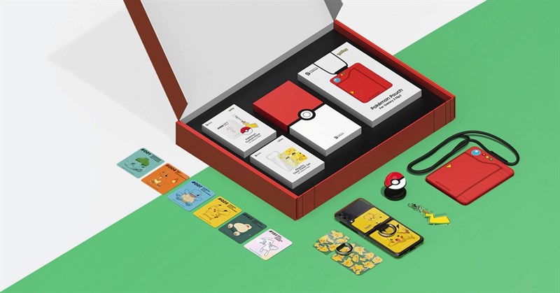 Galaxy Z Flip3 Pokemon Edition và bộ phụ kiện theo chủ đề Pokémon Galaxy Z Flip3 Pokemon Edition và bộ phụ kiện theo chủ đề Pokémon