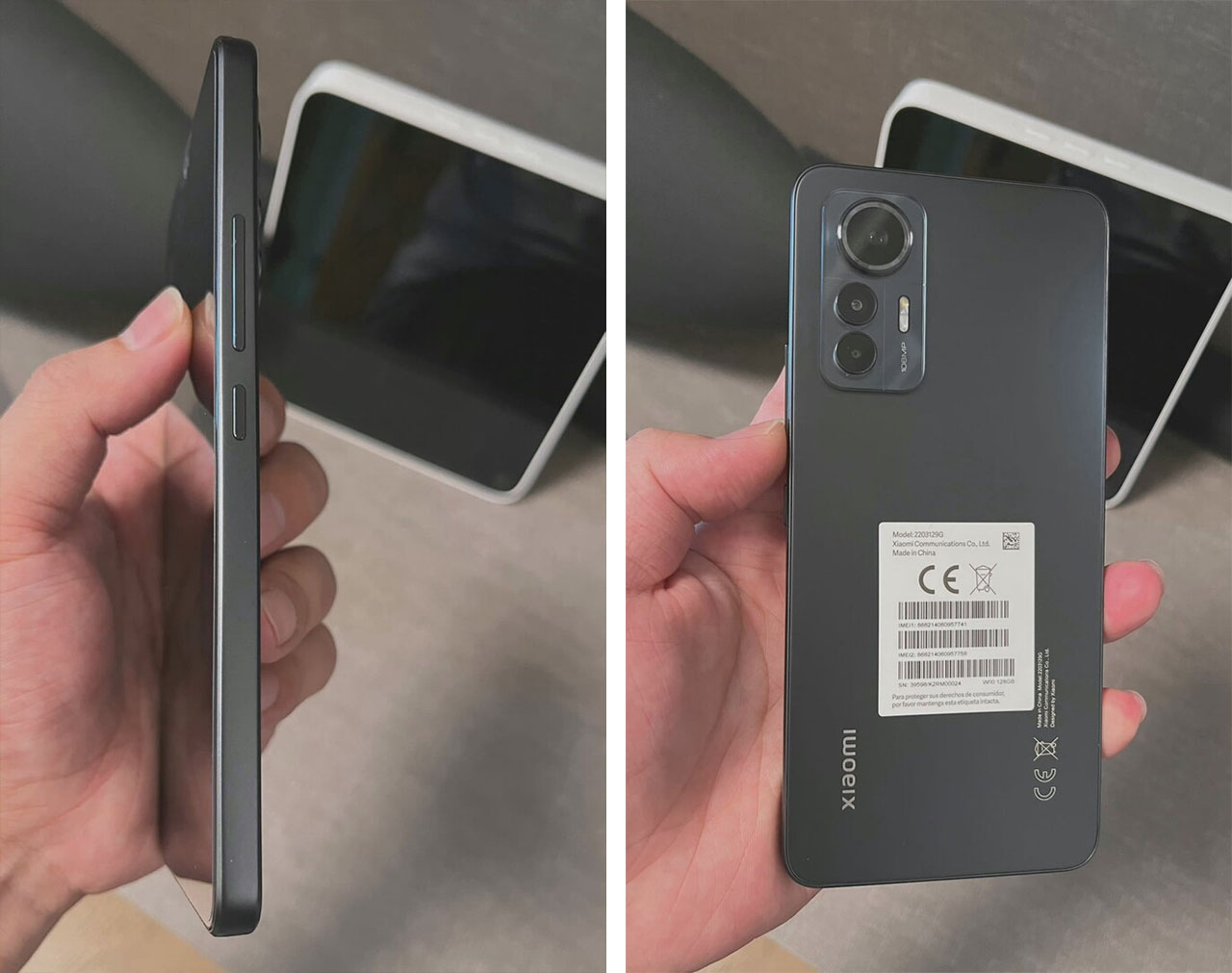 Phần cạnh của Xiaomi 12 Lite khá giống Redmi Note 11 Phần cạnh của Xiaomi 12 Lite khá giống Redmi Note 11