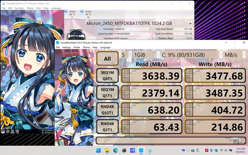 Tốc độ đọc và truy xuất dữ liệu cực nhanh nhờ những trang bị mới nhất trên ASUS ROG Zephyrus G14 (2022)
