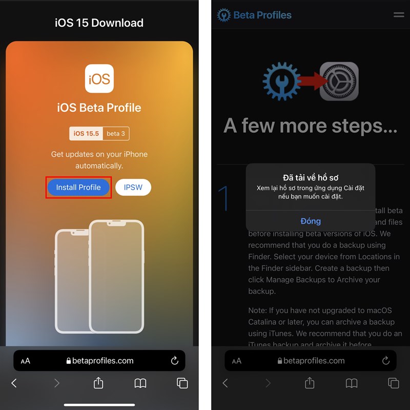 Cách cập nhật iOS 15.5 Beta 3 Cách cập nhật iOS 15.5 Beta 3