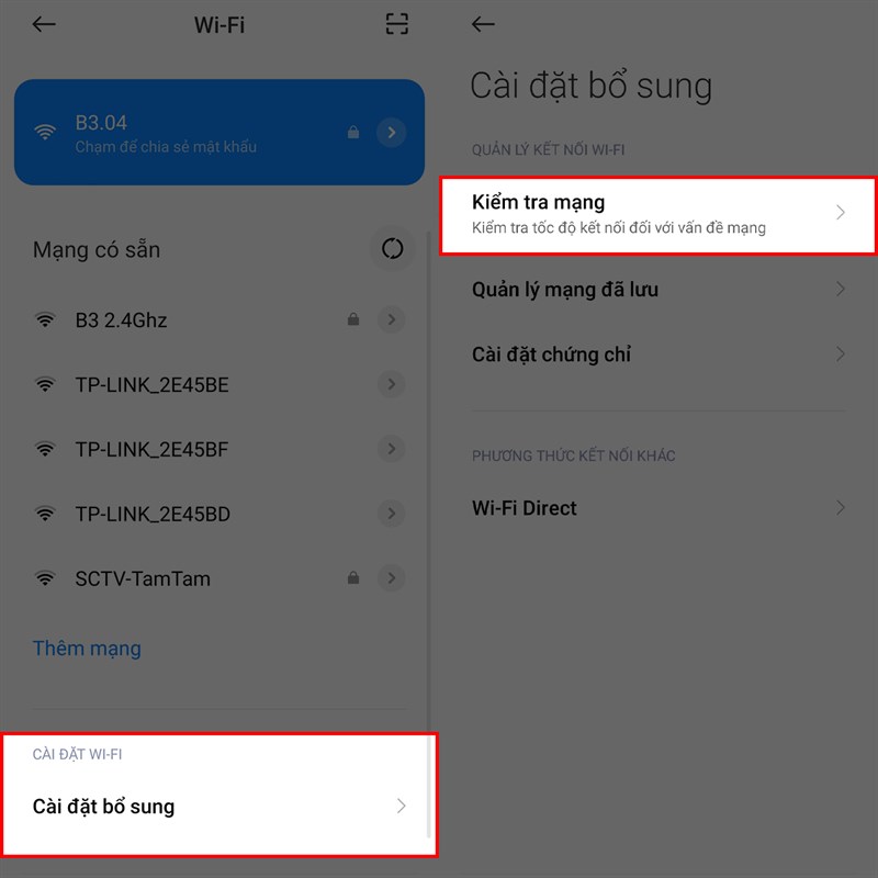 Cách kiểm tra tốc độ WiFi trên Xiaomi Redmi Note 11S 5G