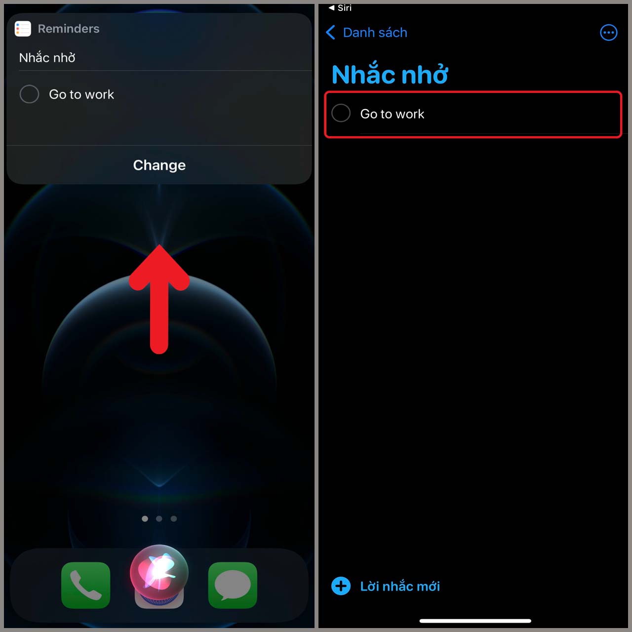 Siri trên iPhone Siri trên iPhone