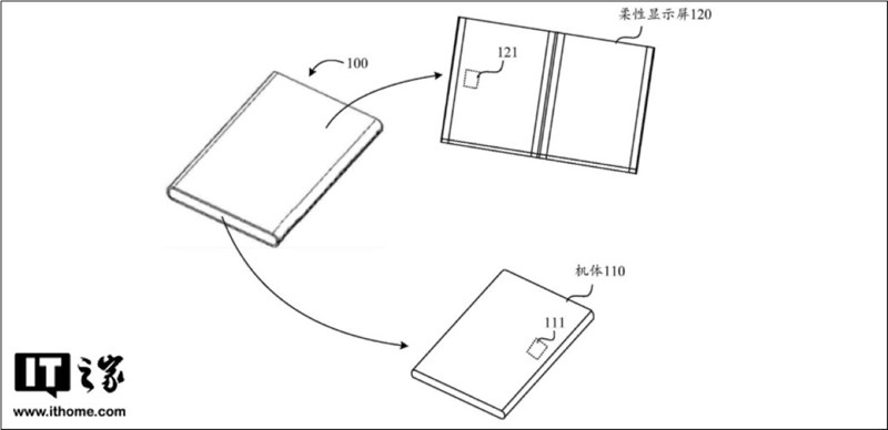 Xiaomi được cấp bằng sáng chế điện thoại với màn hình gập có thể tháo rời