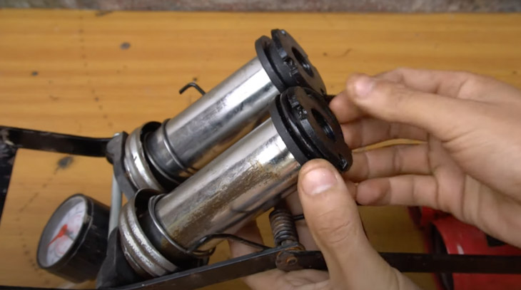 How to fix a bike pump hose 