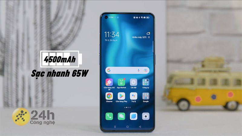 OPPO Reno7 Pro 5G được trang bị sạc nhanh 65 W giúp bạn tiết kiệm được nhiều thời gian sạc pin lắm đó! OPPO Reno7 Pro 5G được trang bị sạc nhanh 65 W giúp bạn tiết kiệm được nhiều thời gian sạc pin lắm đó!