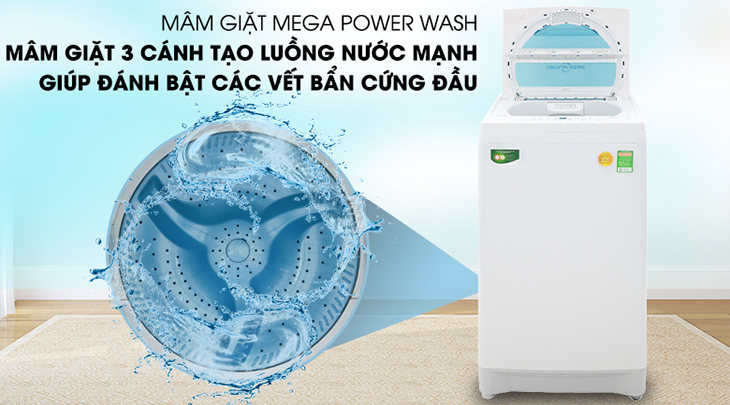 Mâm giặt Mega Power Wash