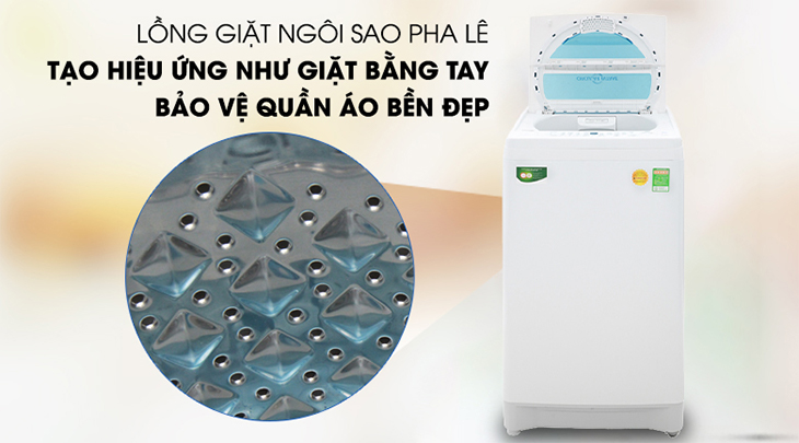 Lồng giặt ngôi sao pha lê