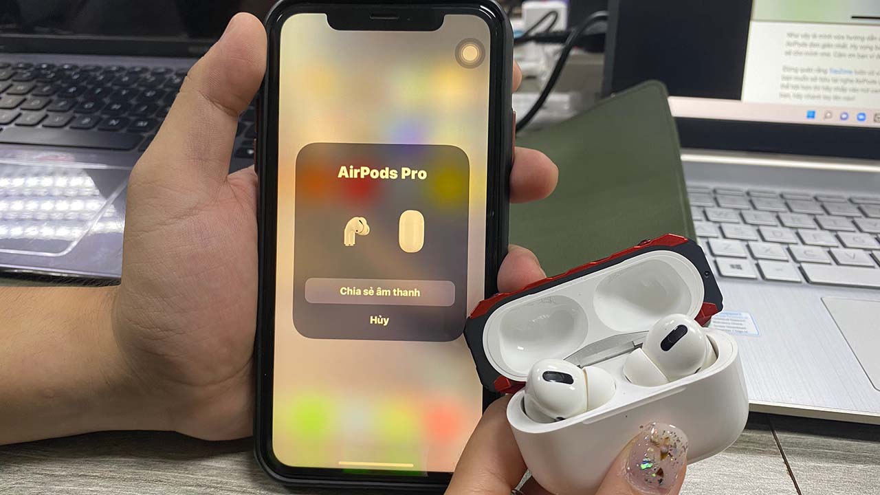 chia sẻ âm thanh trên airpods chia sẻ âm thanh trên airpods