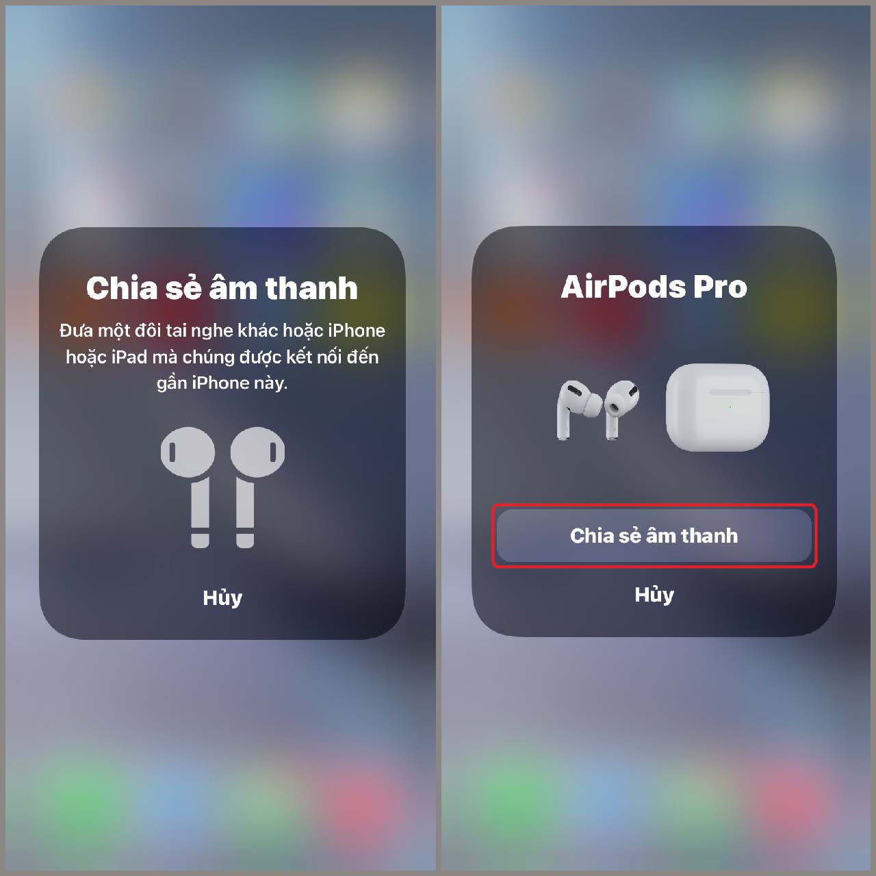 chia sẻ âm thanh trên airpods chia sẻ âm thanh trên airpods