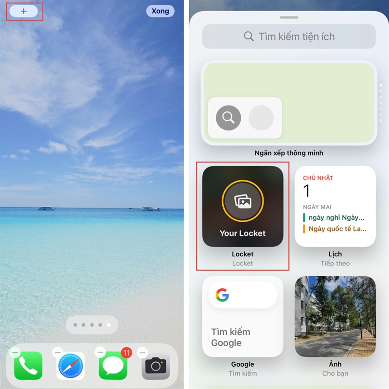 Cách sử dụng Locket Widget