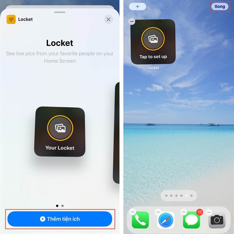 Cách sử dụng Locket Widget