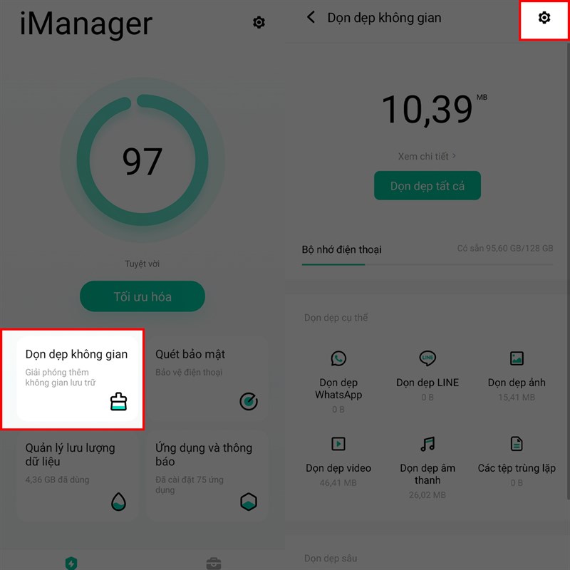Cách chỉnh dọn dẹp rác tự động trên Vivo Y55
