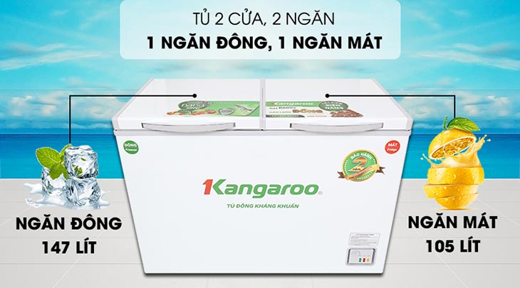 Chọn tủ đông kích thước phù hợp giúp sử dụng tối đa công suất