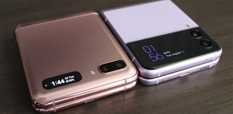 Màn hình phụ trên Galaxy Z Flip và Galaxy Z Flip3
