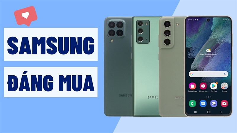 Điện thoại Samsung đáng mua nhất 2022!
