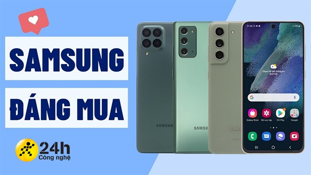 TOP 5 điện thoại Samsung đáng mua nhất 2022, máy đẹp và hiệu năng cao