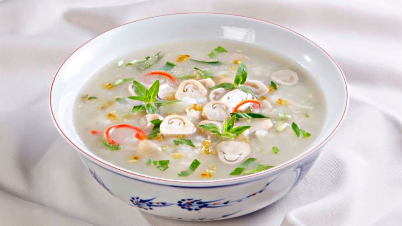 Canh nấm rơm khoai từ thơm ngon