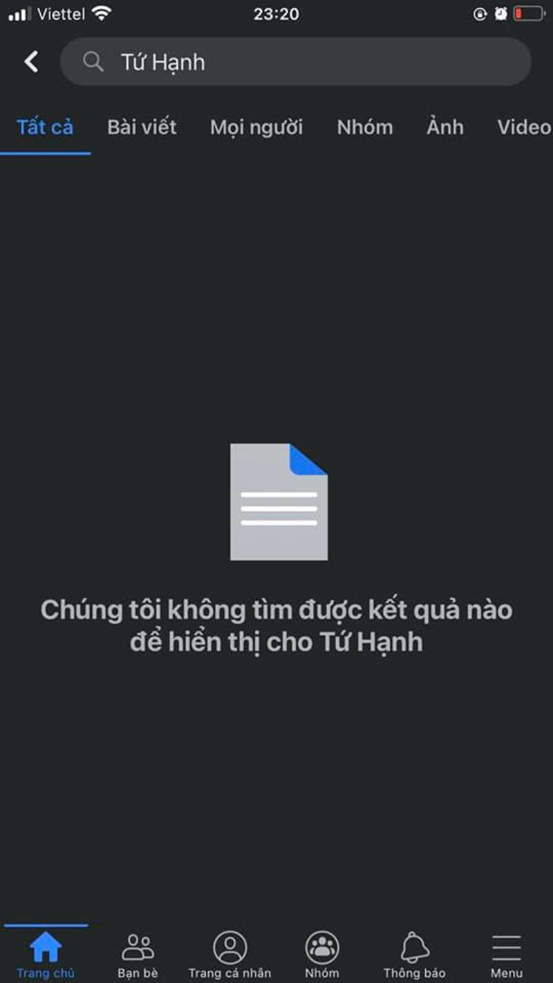 Facebook bị lỗi mất danh sách bạn bè và không thể dùng thanh tìm kiếm Facebook bị lỗi mất danh sách bạn bè và không thể dùng thanh tìm kiếm