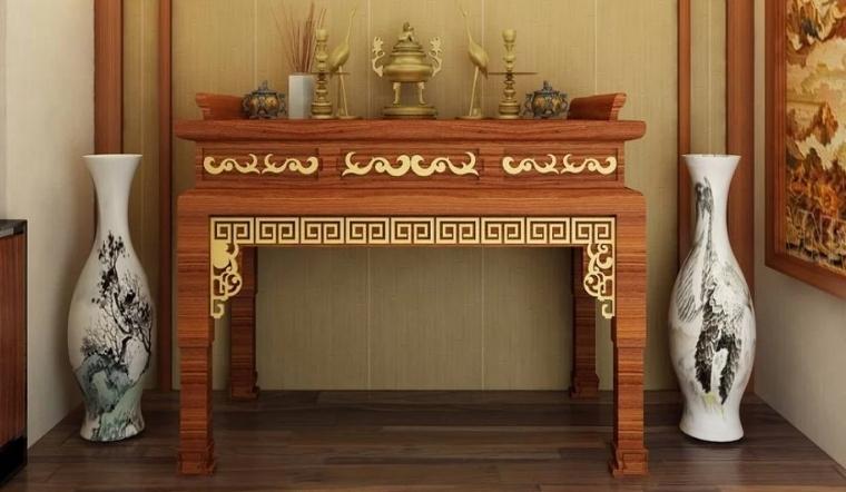 Cách chọn kích thước bàn thờ đứng theo thước Lỗ ban