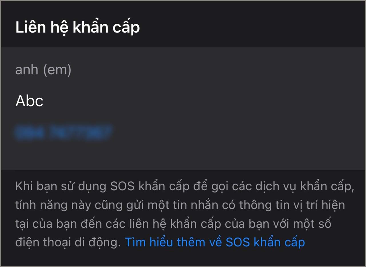 Số điện thoại ưu tiên trên iPhone Số điện thoại ưu tiên trên iPhone