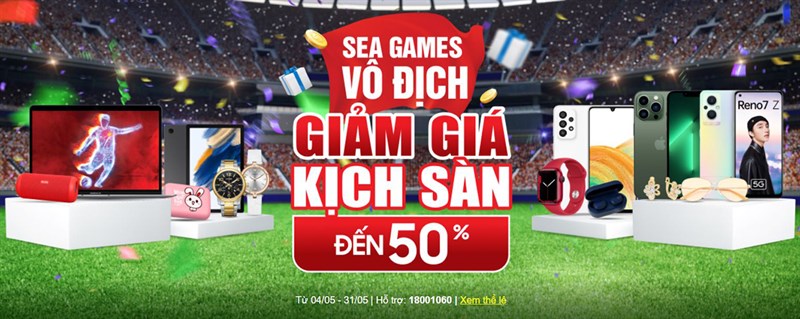 khuyến mãi tháng 5