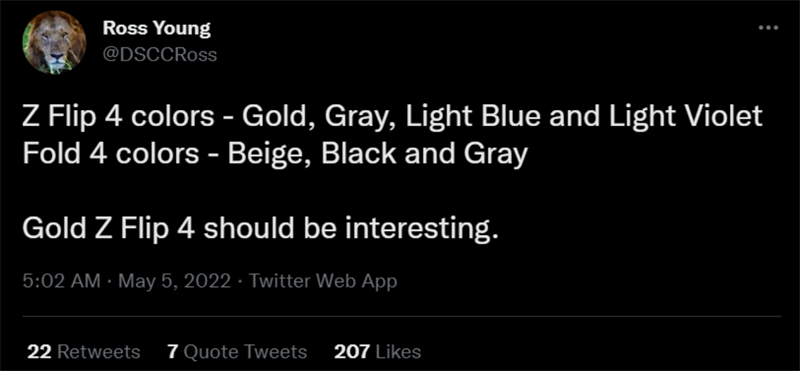 Galaxy Z Flip4 và Z Fold4 sẽ được ra mắt cùng nhiều màu sắc mới lạ