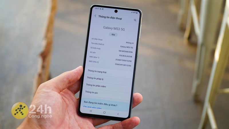 Galaxy M53 5G sở hữu cấu hình ngon trong tầm giá với Dimensity 900 Galaxy M53 5G sở hữu cấu hình ngon trong tầm giá với Dimensity 900