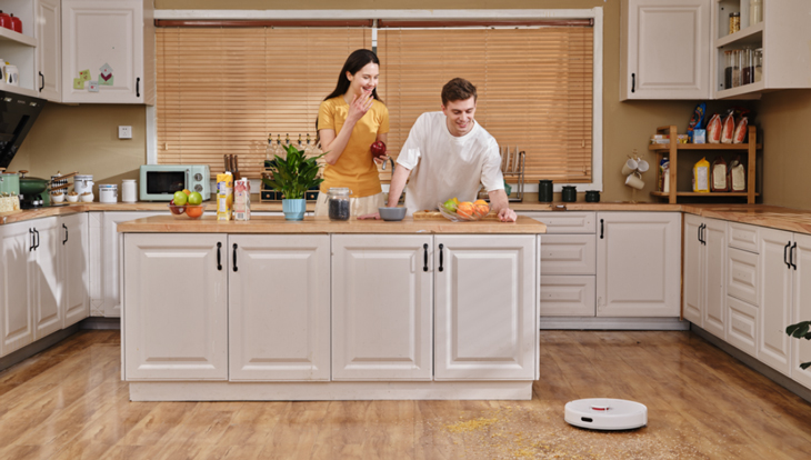 Robot hút bụi Dreame có khả năng phân chia vị trí dọn dẹp để vệ sinh nhà cửa sạch nhanh chóng hơn