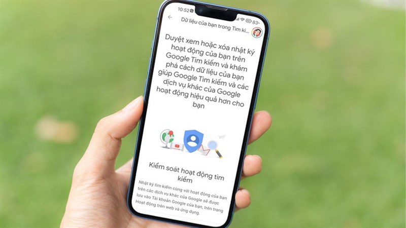 xóa thông tin cá nhân trên Google
