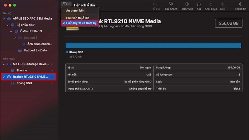 cách cài lại MacBook bằng USB