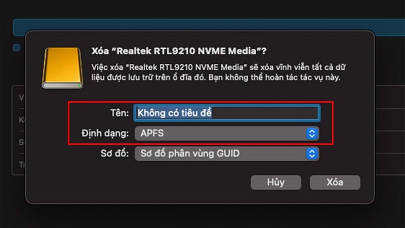cách cài lại MacBook bằng USB
