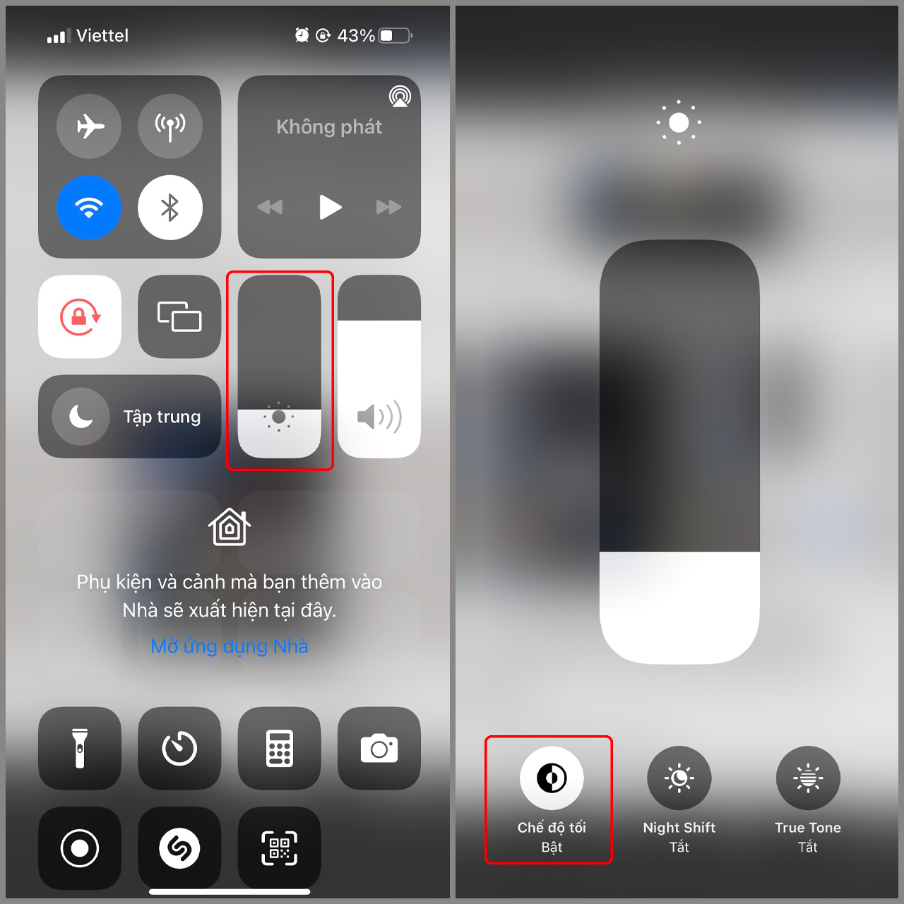 Bật chế độ Dark Moon trên iPhone