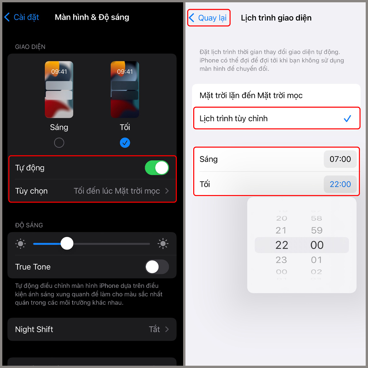 Bật chế độ Dark Moon trên iPhone