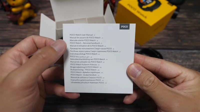 Phụ kiện đi kèm với POCO Watch Phụ kiện đi kèm với POCO Watch