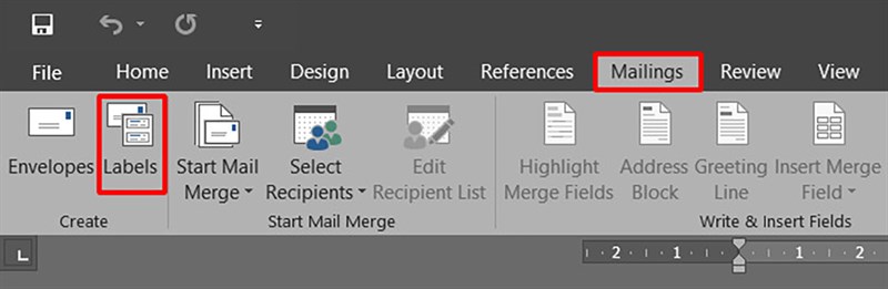 Cách tạo thẻ tên trong Word Cách tạo thẻ tên trong Word