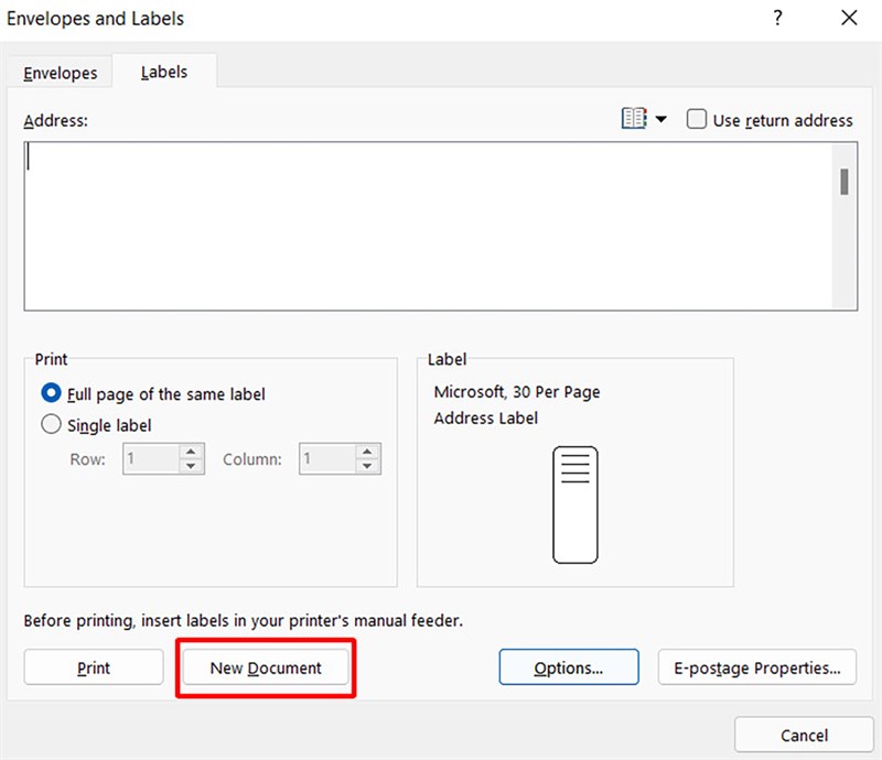 Cách tạo thẻ tên trong Word Cách tạo thẻ tên trong Word
