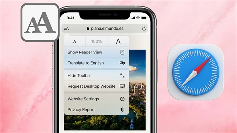 Chỉnh cỡ chữ Safari: Người dùng iOS 16 có thể thay đổi kích thước chữ hiển thị trên Safari để tạo sự thoải mái và thuận tiện khi đọc trên màn hình điện thoại. Việc tăng hoặc giảm kích thước chữ cũng giúp giảm mỏi mắt và tăng trải nghiệm sử dụng.