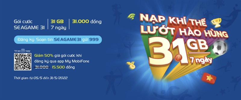 Cách đăng ký gói SEA Games mạng MobiFone Cách đăng ký gói SEA Games mạng MobiFone