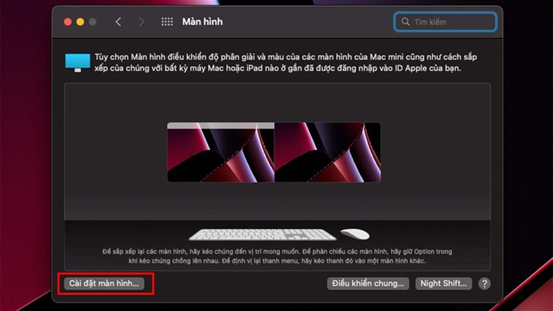 cách cấu hình màu màn hình trên MacBook