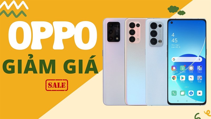 Điện thoại OPPO giảm giá tháng 5 Điện thoại OPPO giảm giá tháng 5