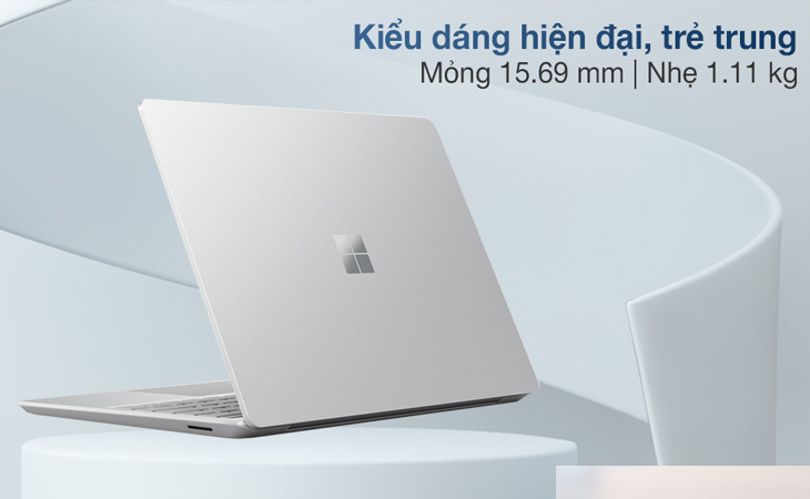 Surface Laptop kích thước nhỏ gọn và thiết kế hiện đại 