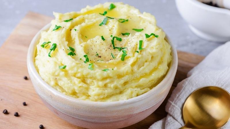 Mashed potato with cheese