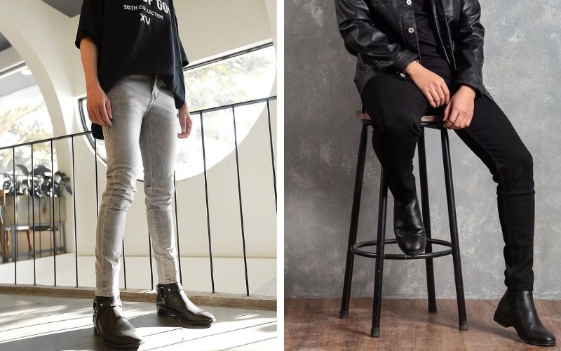 Quần jean và giày boot nam là một cặp đôi không thể thiếu trong tủ đồ của bất kỳ chàng trai nào. Hình ảnh sự kết hợp này sẽ khiến bạn say mê và muốn tìm cho mình một đôi boot sành điệu để hoàn thiện phong cách của mình.