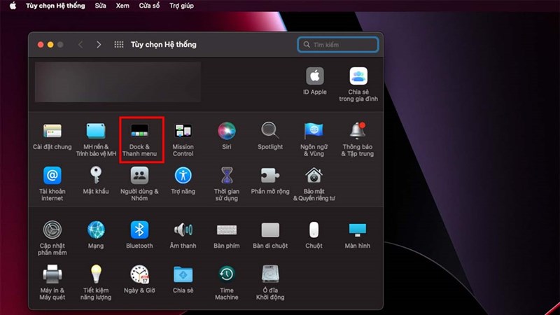Cách ẩn hiện thanh Dock trên MacBook