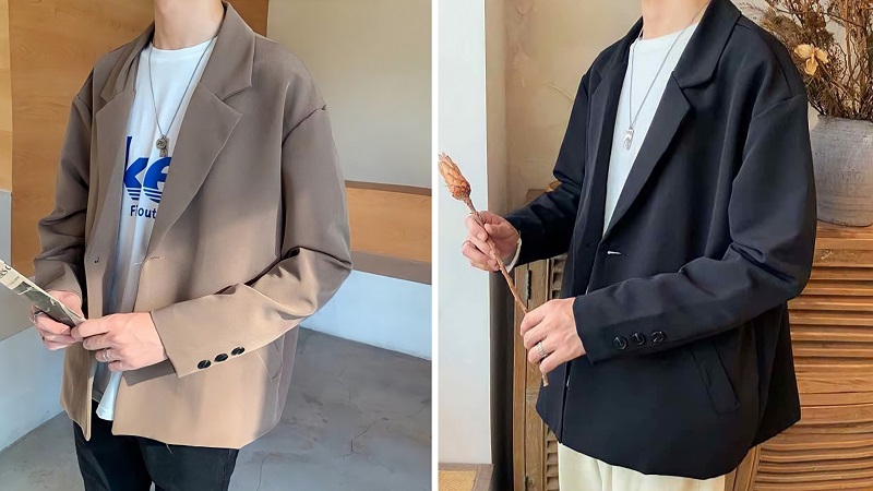 Phối áo blazer nam với áo thun đem lại sự tự tin thoải mái cho các chàng trai